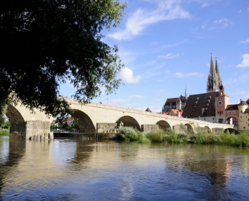 Stadtpanorama von Regensburg