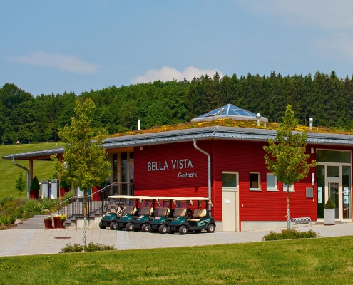 Golfhaus auf dem Bella Vista Golfpark Bad Birnbach
