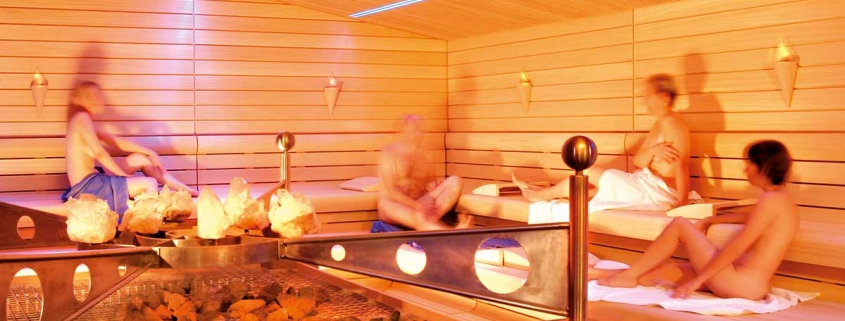 Kristallsauna in der Saunawelt im Vitarium der Rottal Terme