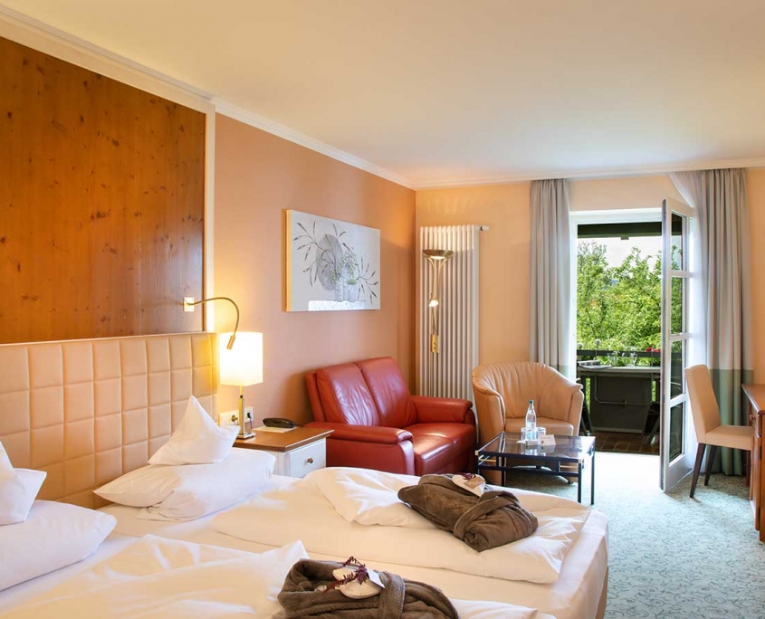 Classic-Zimmer im Hotel Alter Weißbräu in Bad Birnbach mit modernem Ambiente